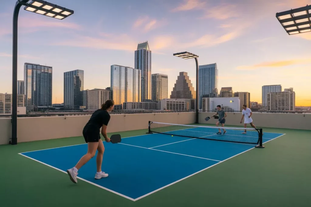 Discover Urban Pickleball Club Austin: Rooftop Paradise for Paddle Enthusiasts