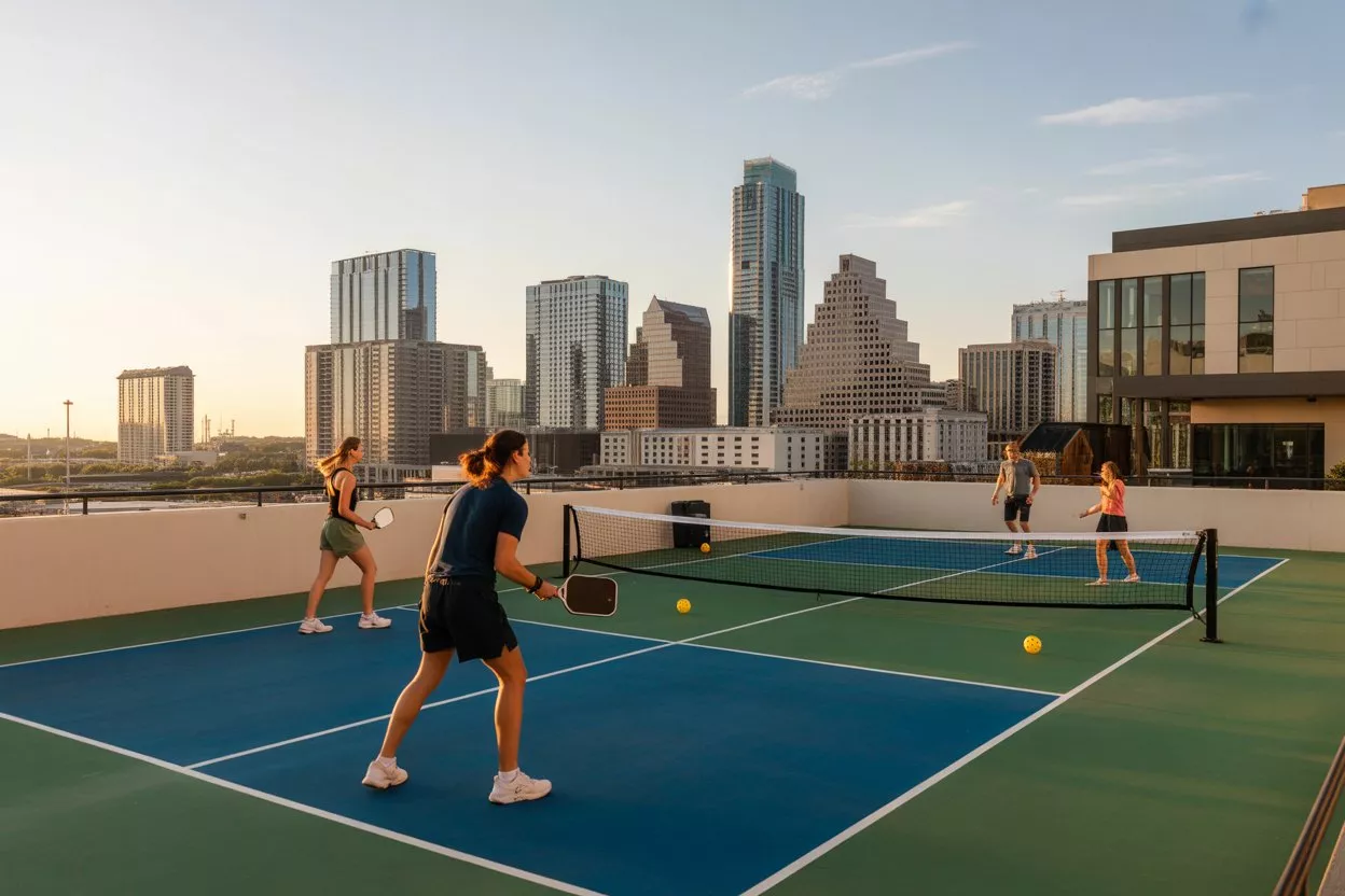 Discover Urban Pickleball Club Austin: Rooftop Paradise for Paddle Enthusiasts