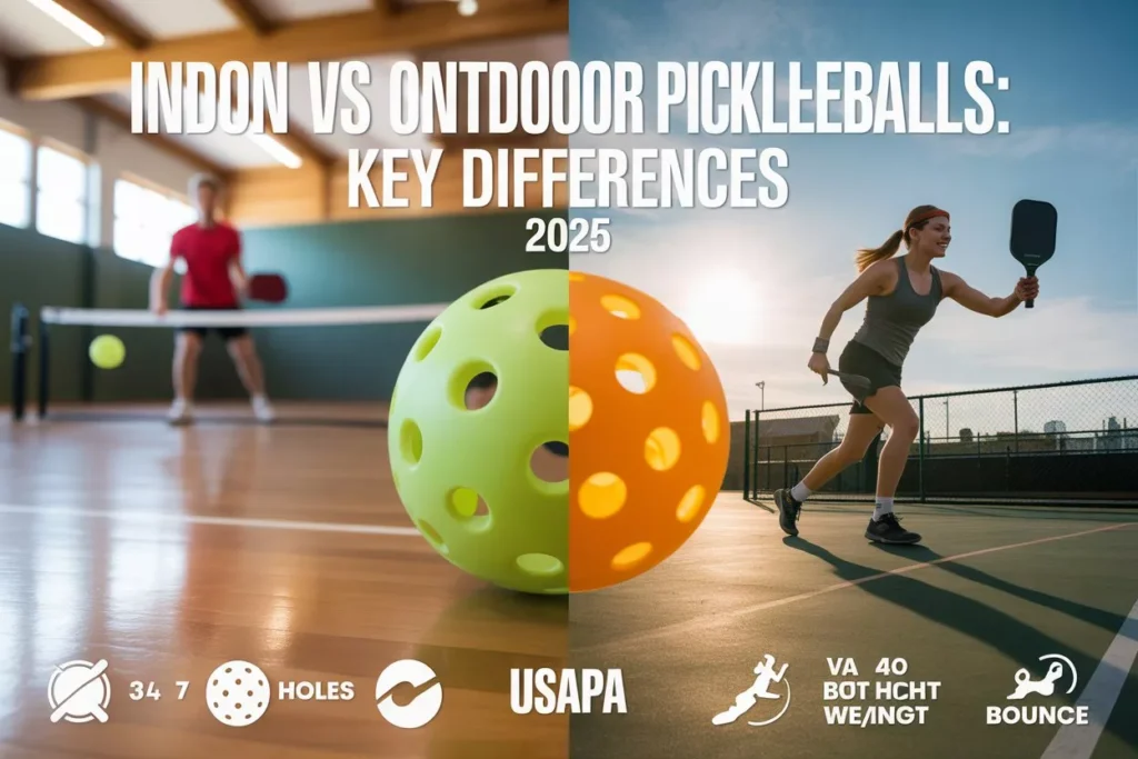 Difference Between Indoor and Outdoor Pickleballs: Ultimate 2025 Guide & Expert Tips